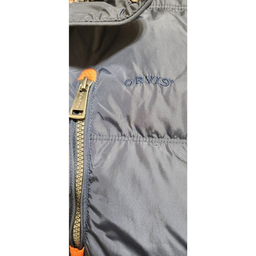 Orvis Essex Duck Down Puffer Vest Mens XL EUC Full Zip Pockets Sleeveless Jacket - Picture 10 of 13